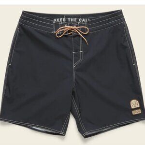 Like New Howler Bros Buchannon Boardshorts in Black, men's size 28